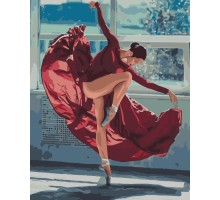 Картина по номерам "Танець вогню" КНО4512