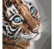 Картина по номерам "Тигреня " КНО4145