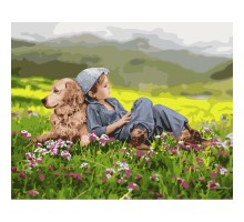 Картина по номерам "Дружній дует" КНО4702
