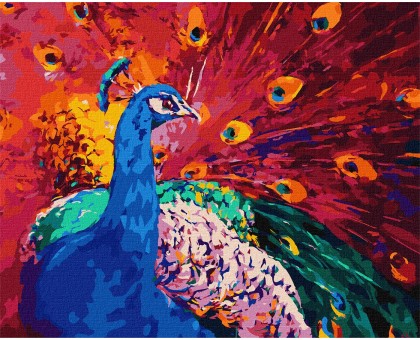 Набір для розпису по номерах. Велична краса 40x50см
