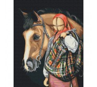 Картина за номерами: Мандрівниця ©Valeriya Macarenco 40*50