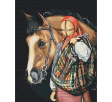 Картина за номерами: Мандрівниця ©Valeriya Macarenco 40*50