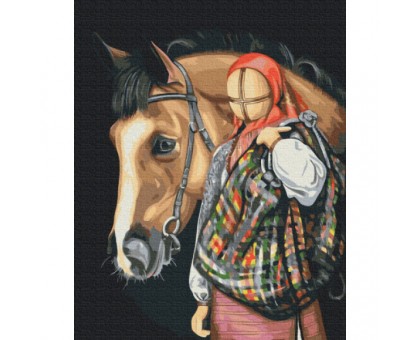 Картина за номерами: Мандрівниця ©Valeriya Macarenco 40*50