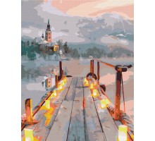 Картина за номерами: Романтика зимового вечора 40*50