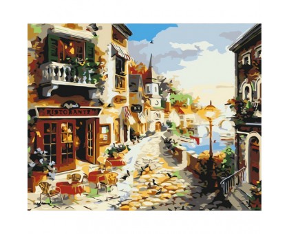 Картина за номерами: Казкова вулиця 40*50