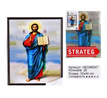 Набір для творчості алмазна картина Вседержитель Strateg розміром 30х40 см кв (HEG86047)