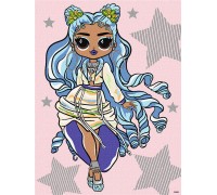 Набір для розпису по номерах  для дітей L.O.L.Surprise! O.M.G.Fashion show Missy Frost страз 30х40 см