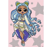 Набір для розпису по номерах  для дітей L.O.L.Surprise! O.M.G.Fashion show Missy Frost страз 30х40 см