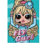 Набір для розпису по номерах для дітей L.O.L. Surprise! O.M.G. Fly Gurl 30х40 см