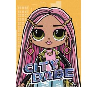 Набір для розпису по номерах для дітей L.O.L. Surprise! O.M.G. City Babe 30х40 см